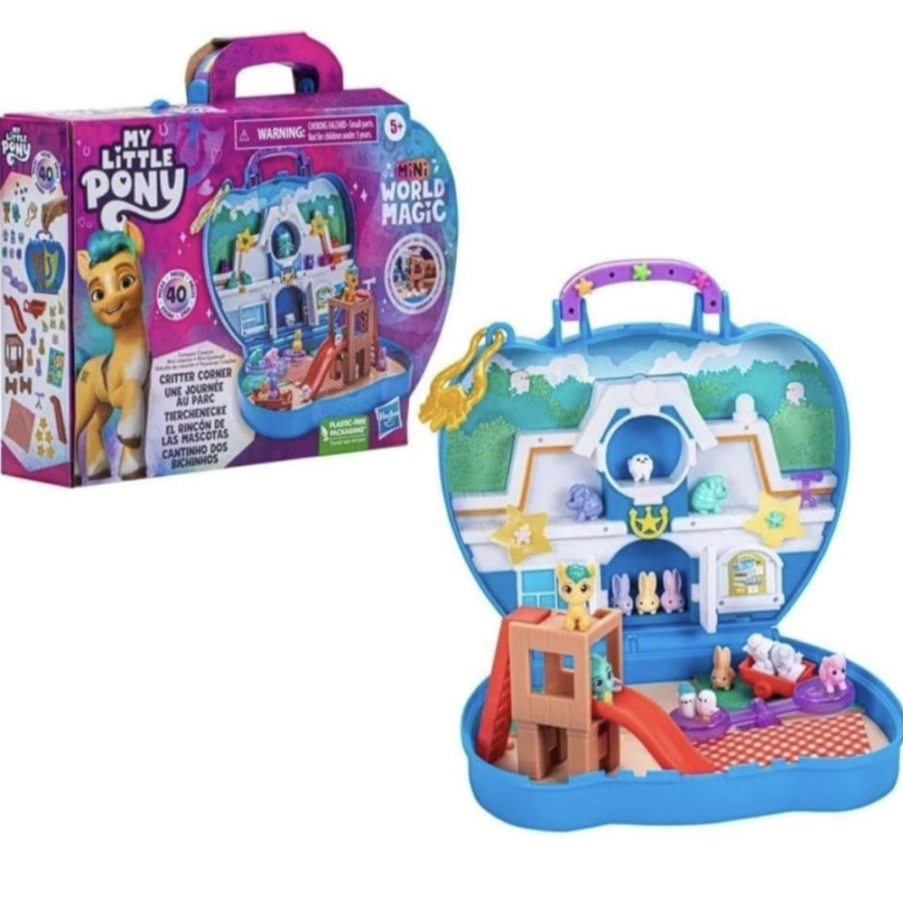 My Little Pony CRITTER CORNER  Playset Mini World Magic 40 Pieces Figures HITCH